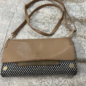 Hammitt Tan and Black Crossbody Bag